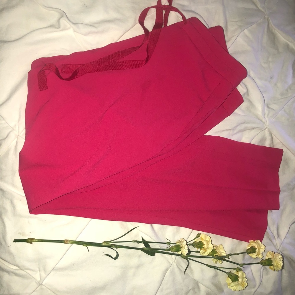 H&M pink dress pants skinny